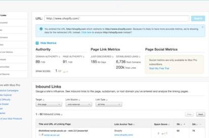 on page seo score